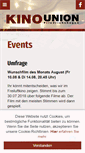 Mobile Screenshot of kino-union.de